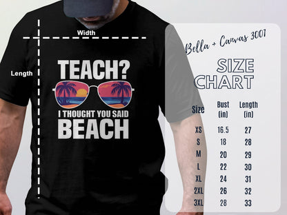 Teach? I Thought you said Beach